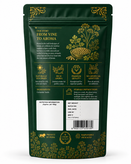 Aromora Coriander Powder | 100% Natural Ground Coriander | Kerala Spice