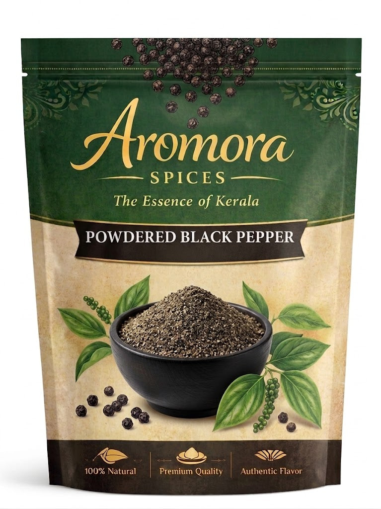 Aromora Powdered Black Pepper Kerala Premium Pouch