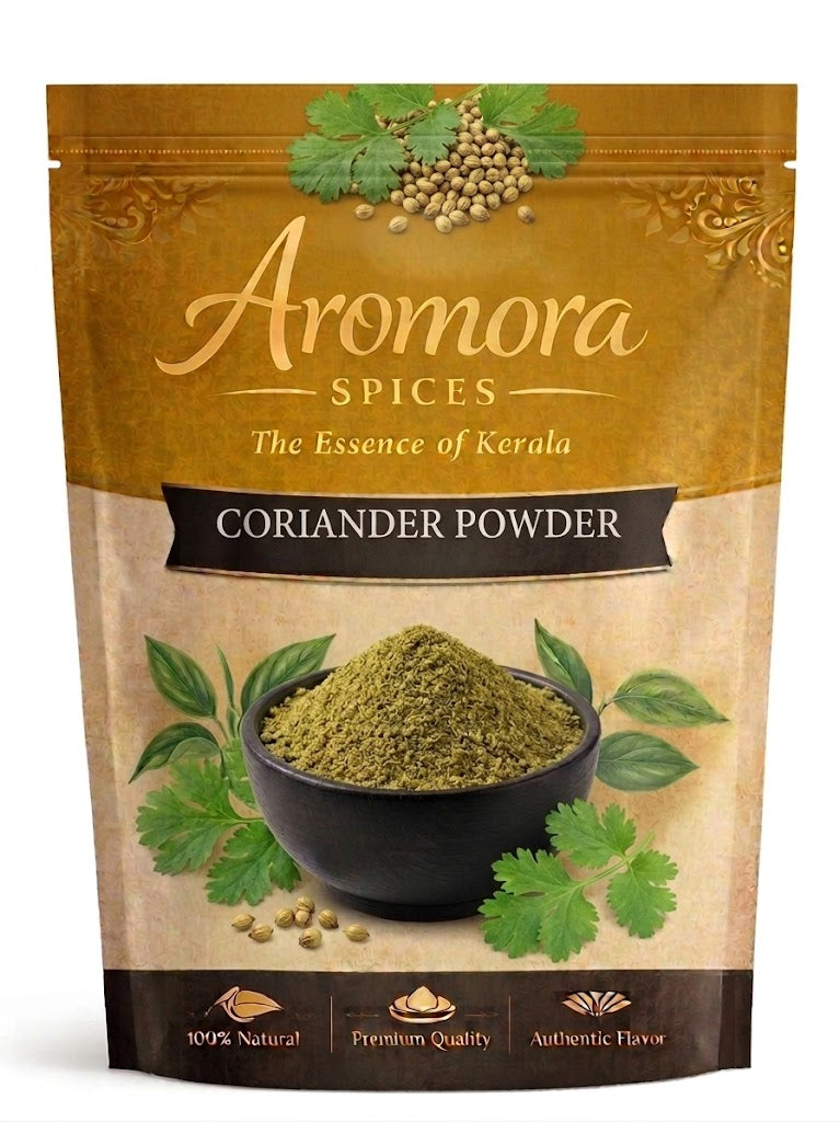 Aromora Coriander Powder Kerala Premium Pouch
