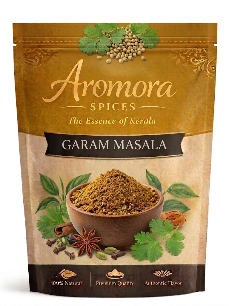 Aromora Garam Masala Kerala Premium Spice Blend Pouch