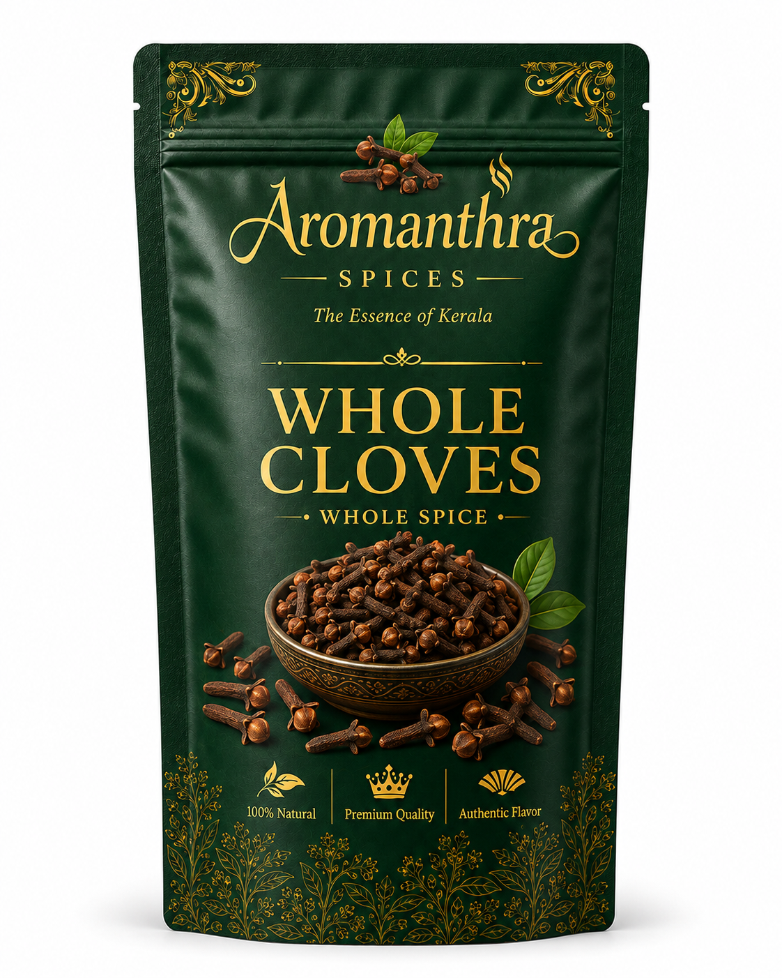 Aromora Premium Whole Cloves (Kerala Cloves) 150g | 100% Natural & Aromatic | Handpicked Organic Cloves